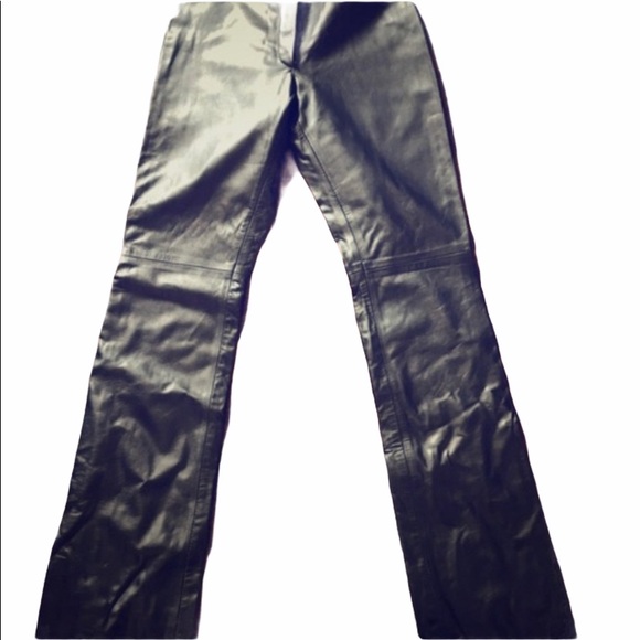 Red kid Leather Pants - Picture 1 of 9